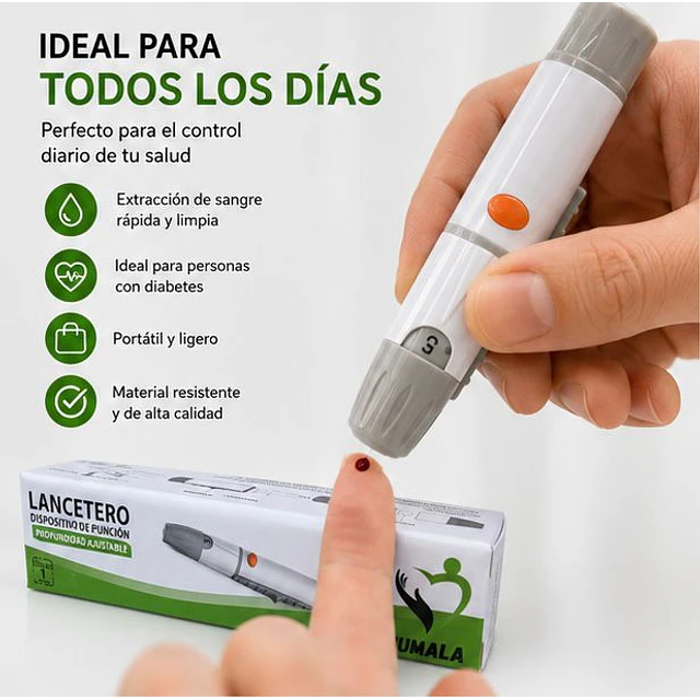 Lápiz Lancetero Jumala Universal Diabetes