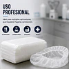 Balaclava / Esclavina Desechable Blanca 100 Unidades