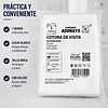 Cotona visita desechable Blanca / Con velcro / 1Unidad