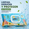 Toallitas Húmedas Sin Fragancia, Variedades Adonays 100 Unidades 