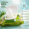Toallitas Húmedas Fragancia Aloe vera, Variedades Adonays 50 Unidades 