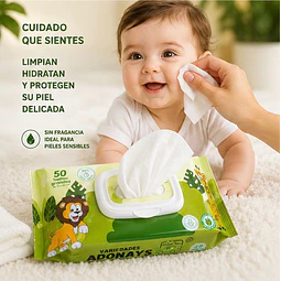 Toallitas Húmedas Sin Fragancia, Variedades Adonays 50 Unidades 
