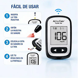 Glucometro - Medidor De Glucosa Accu-chek Guide Me 