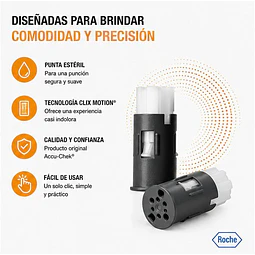 Lancetas Accu Chek Fastclix 100+2