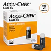 Lancetas Accu Chek Fastclix 100+2