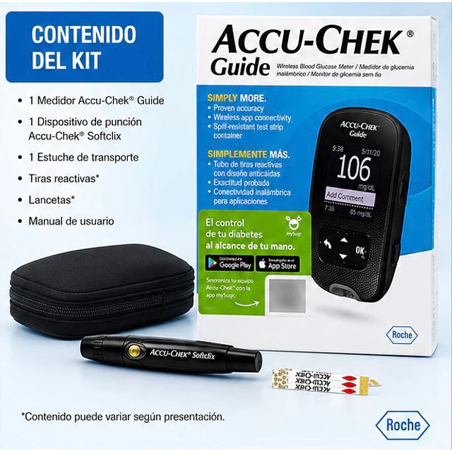 Glucometro - Medidor De Glucosa Accu-chek Guide 