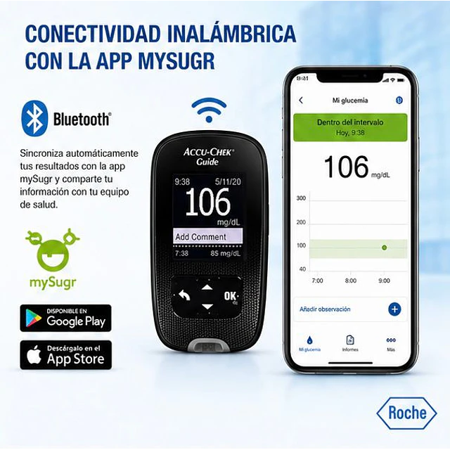 Glucometro - Medidor De Glucosa Accu-chek Guide 