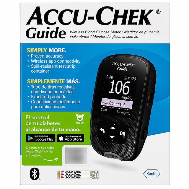 Glucometro - Medidor De Glucosa Accu-chek Guide 