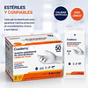 Guante Quirurgico Esteril Cranberry / Caja 50 Pares / Libres de Polvo