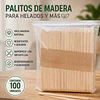 Palo O Palitos De Helados 100 Unidades