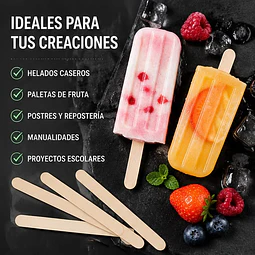 Palo O Palitos De Helados 100 Unidades