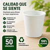 Vasos Polipapel Blanco 4oz de 50unidades 
