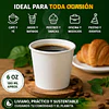 Vasos Polipapel Blanco 6oz de 50unidades 