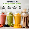 Vasos Plásticos PET Con Tapa Tipo Domo 12Oz