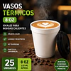 Vasos Termicos Reutilizables 8oz Plumavit 