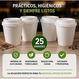Vasos Termicos Reutilizables 8oz Plumavit 