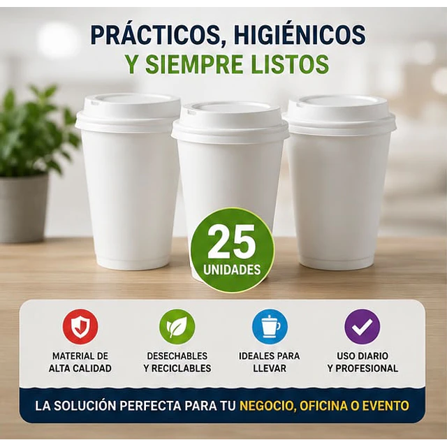 Vasos Termicos Reutilizables 10oz Plumavit 