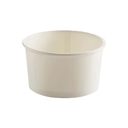 Pote De Helado Blanco Pack De 50unidades 5Oz