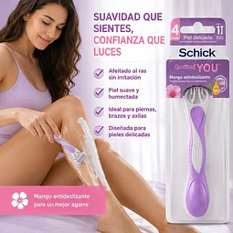 Afeitadora Schick Quattro 4 You 1 Unidad