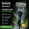 Afeitadora Schick Quattro Titanium 1 Unidad