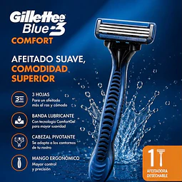 Afeitadora Gillette 3 Blue Comfort