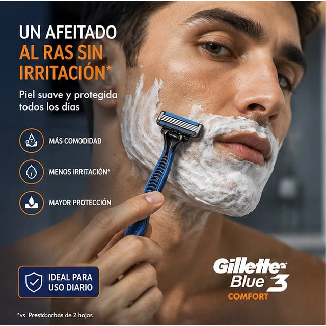 Afeitadora Gillette 3 Blue Comfort