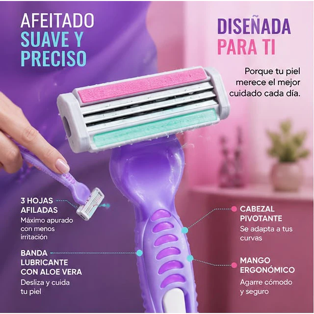 Afeitadora Gillette Venus Suave 1 Unidad