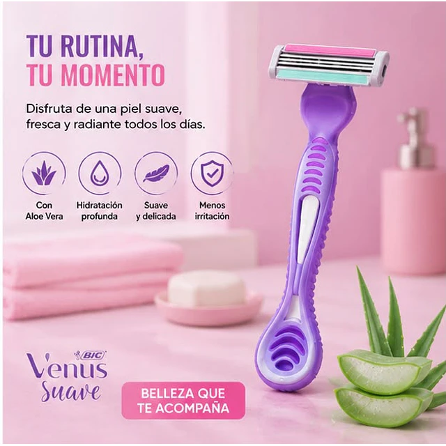 Afeitadora Gillette Venus Suave 1 Unidad