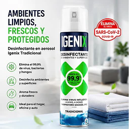 Desinfectante en Aerosol Igenix Tradicional 360 cc