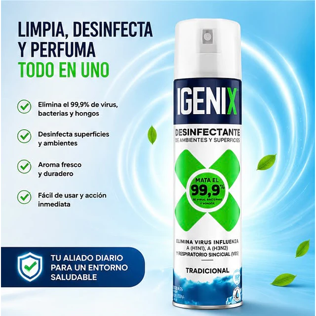 Desinfectante en Aerosol Igenix Tradicional 360 cc