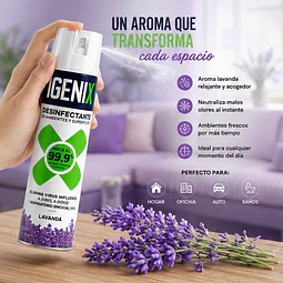 Desinfectante en Aerosol Igenix Lavanda 360 cc