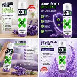 Desinfectante en Aerosol Igenix Lavanda 360 cc