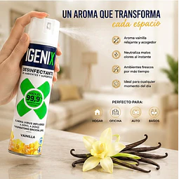 Desinfectante en Aerosol Igenix Vainilla 360 cc