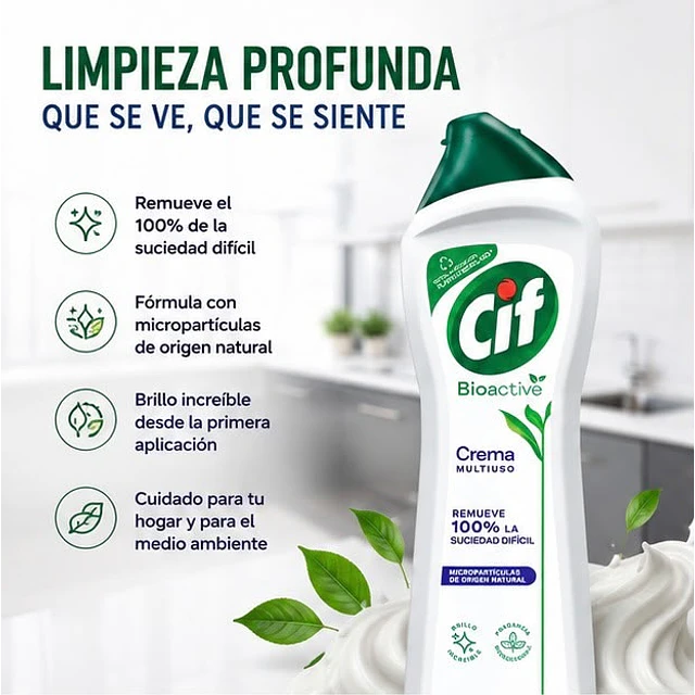 Limpiador en Crema Cif 750gr (500ml)