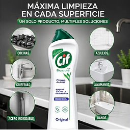 Limpiador en Crema Cif 750gr (500ml)