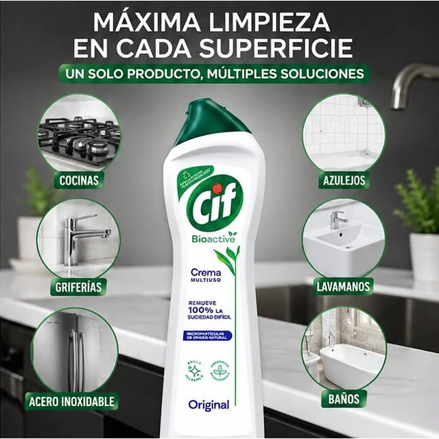 Limpiador en Crema Cif 750gr (500ml)