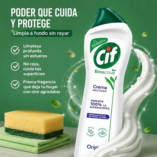 Limpiador en Crema Cif 750gr (500ml)