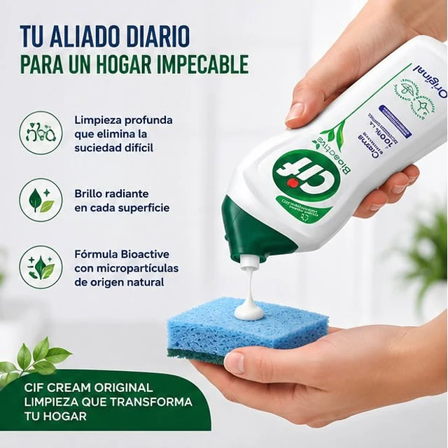 Limpiador en Crema Cif 750gr (500ml)