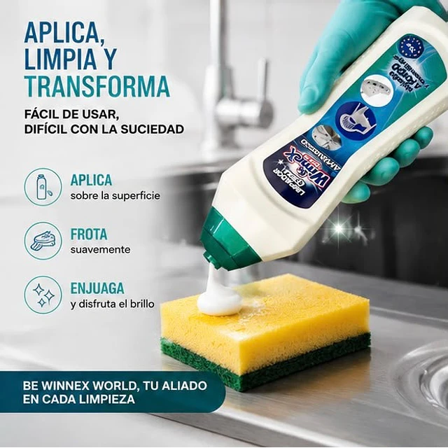 Limpiador En Crema Winnex Original 750gr