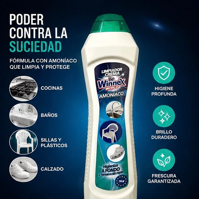 Limpiador En Crema Winnex Original 750gr