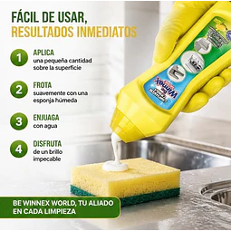 Limpiador En Crema Winnex Poder Limon 750gr
