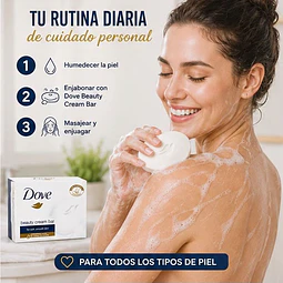  Jabon En Barra Dove Beauty Cream Bar 75g