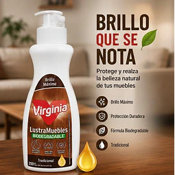 Lustra Muebles Crema Virginia Tradicional 250ml