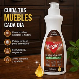 Lustra Muebles Crema Virginia Tradicional 250ml
