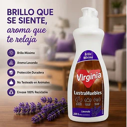 Lustra Muebles Crema Virginia Lavanda 250ml