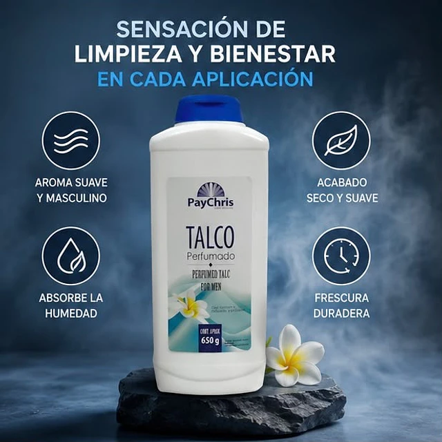 Talco Perfumado Hombre 650g