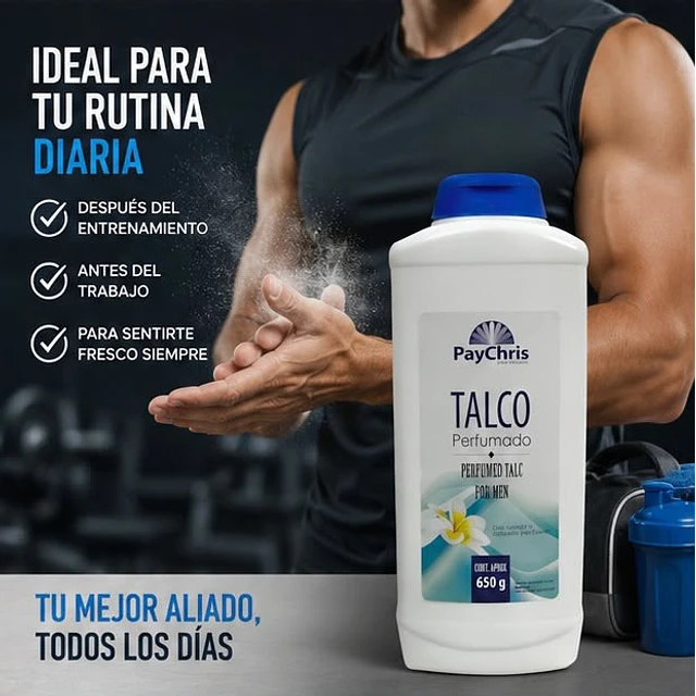 Talco Perfumado Hombre 650g
