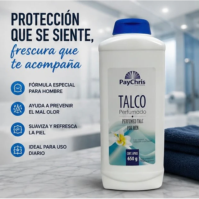 Talco Perfumado Hombre 650g
