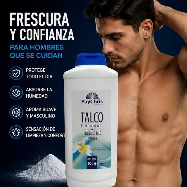 Talco Perfumado Hombre 650g