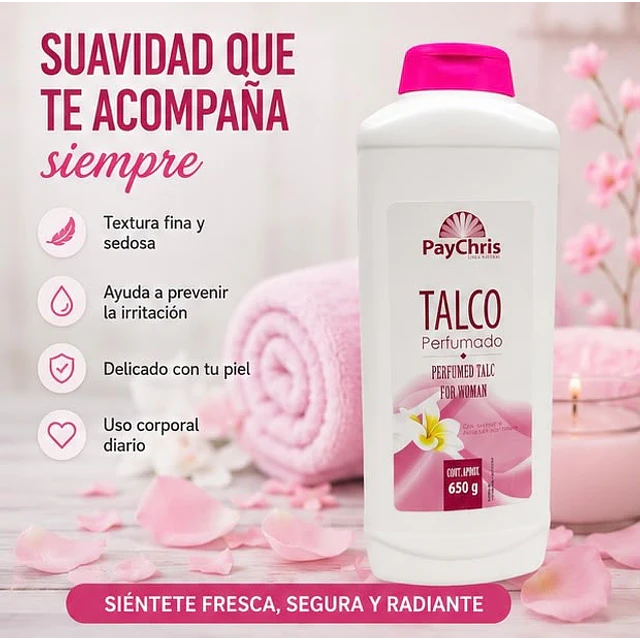 Talco Perfumado Mujer 650g